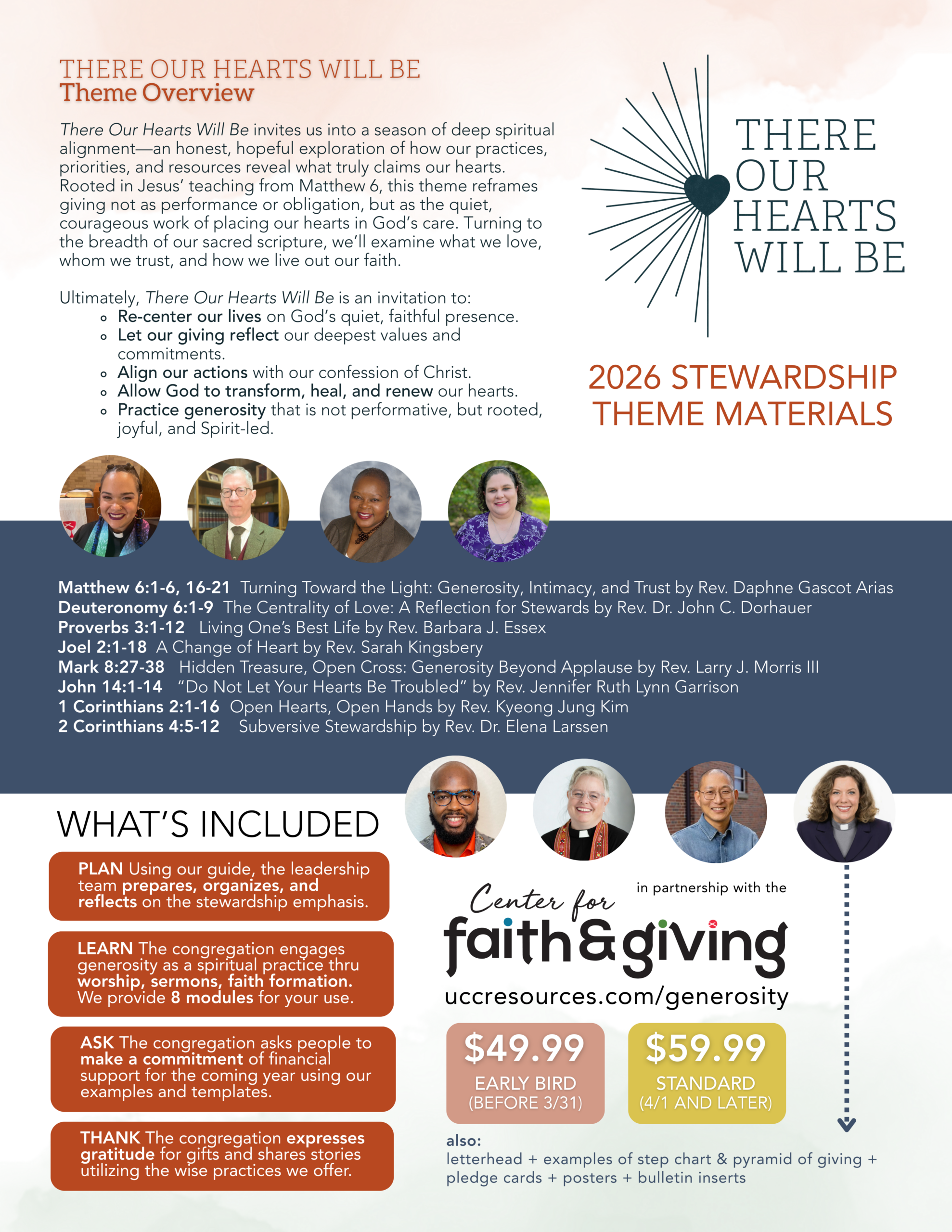 2026 Stewardship Theme Materials - Center for Faith and Giving